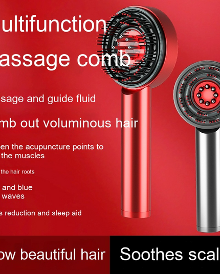 Scalp Massager Comb – Stress Relief Hair Brush