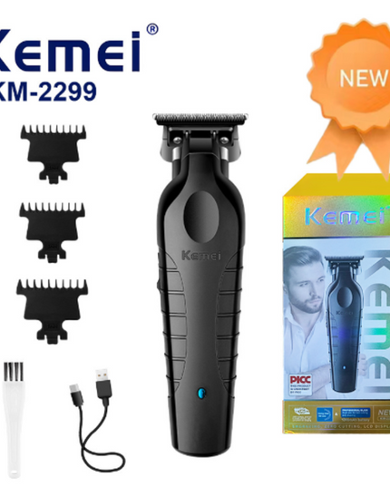Kemei Professional Hair Clipper Set – Cordless Barber Kit