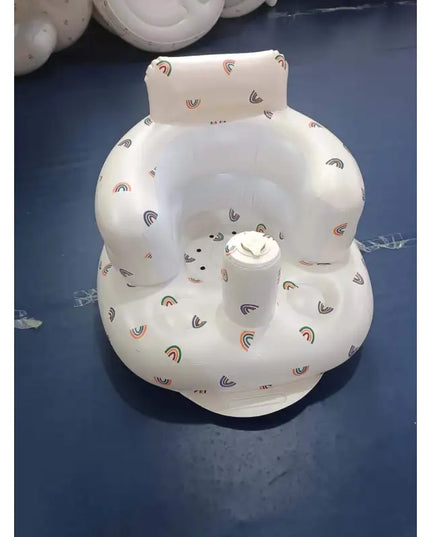 Portable inflatable baby chair for dining and bath, 6 to 24 months