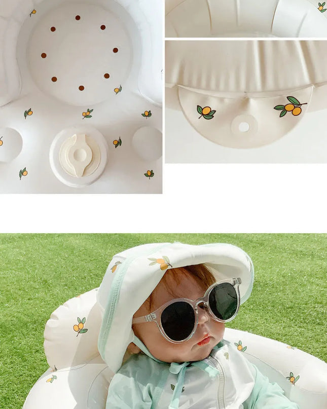 Inflatable Baby Chair for Dining & Bath
