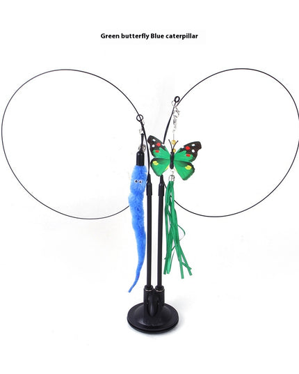 Cat Sucker Teaser Toy – Self-Play Suction Cup Cat Wand