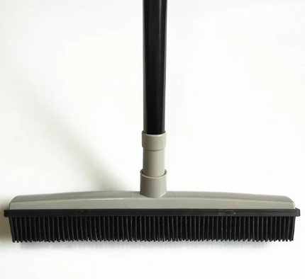Pet Hair Removal Broom Mop – Rubber Floor & Carpet Cleaner
