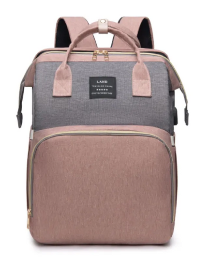 Large-Capacity Mommy Bag – Stylish Diaper Backpack