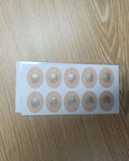 Thirty circular nose patches
